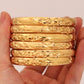 6Pcs/Lot Shkorina Gold Bangles For Women Bracelet Habesha Jewelry