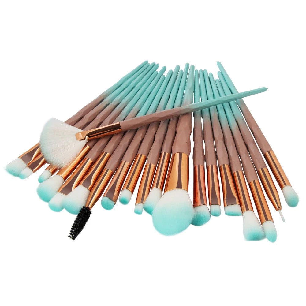 20Pcs Diamond Makeup Brushes Set