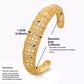 4pcs Gold Bangles For Women Wedding Holiday Bracelet