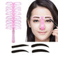 8pcs Reusable Eyebrow Shaper