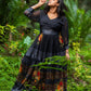 Shkorina Habesha Chiffon Ethiopian Dress Chiffon Eritrean Dress Shifon #010