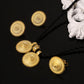 Shkorina Habesha Fashion Gold Color Necklace Pendant Earrings Ring Jewelry Set