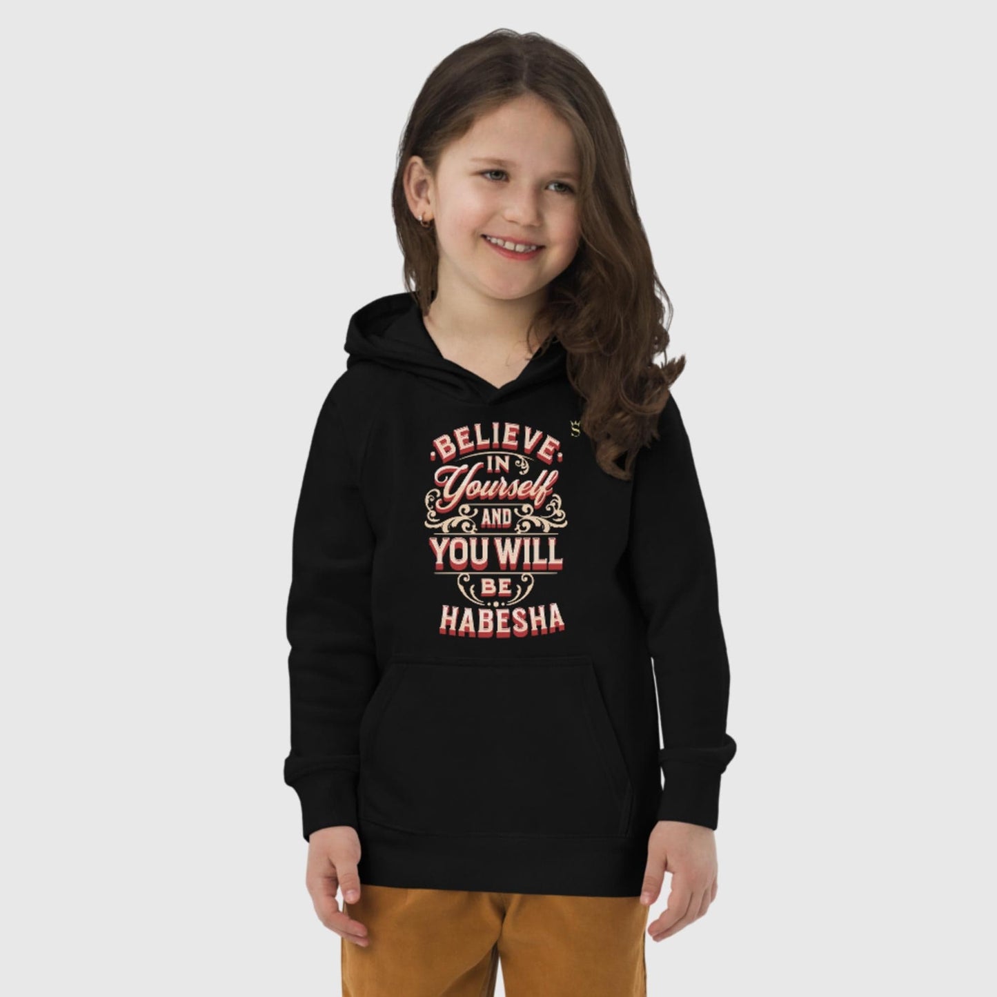 Believe Habesha Kids Hoodie