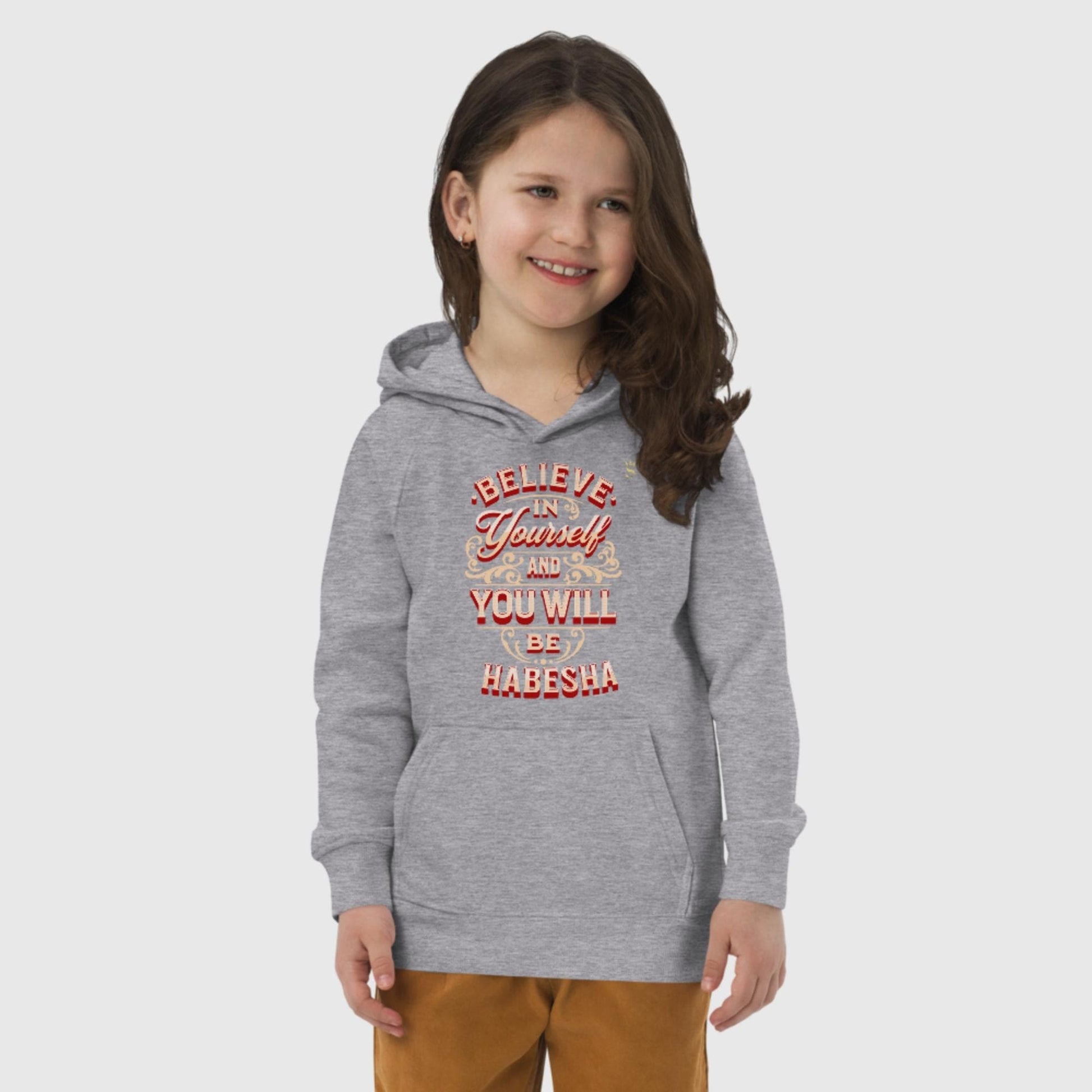 Believe Habesha Kids Hoodie