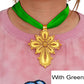 Ethiopian And Eritrean Habesha Cross Pendant with Rope