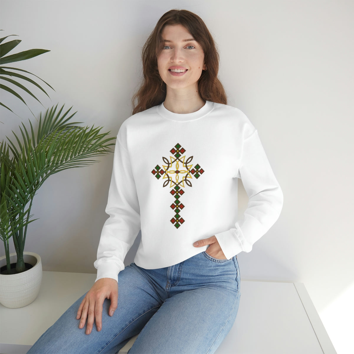 Unisex-Sweatshirt im modernen Stil von Habesha