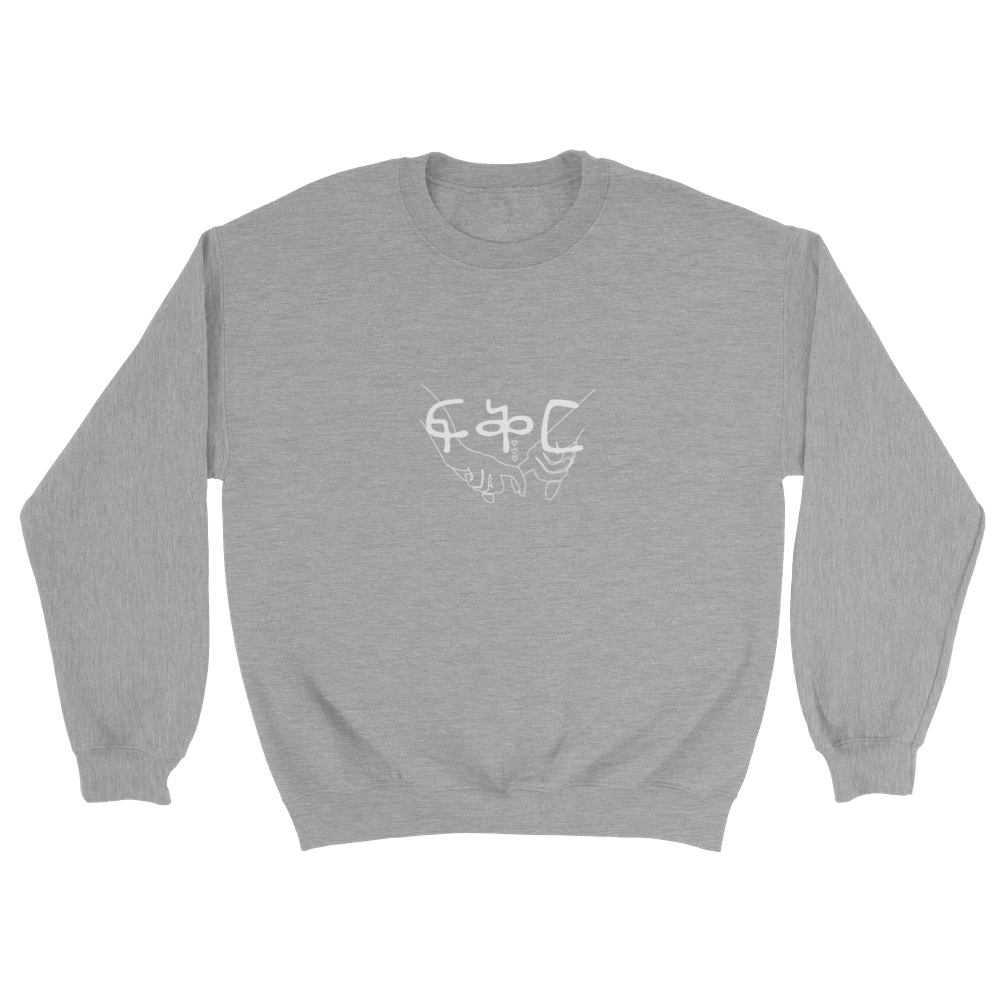 Fkir "Love" Classic Unisex Crewneck Sweatshirt with Dove