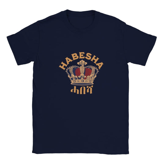 Habesha Crown Style Unisex Crewneck T-shirt