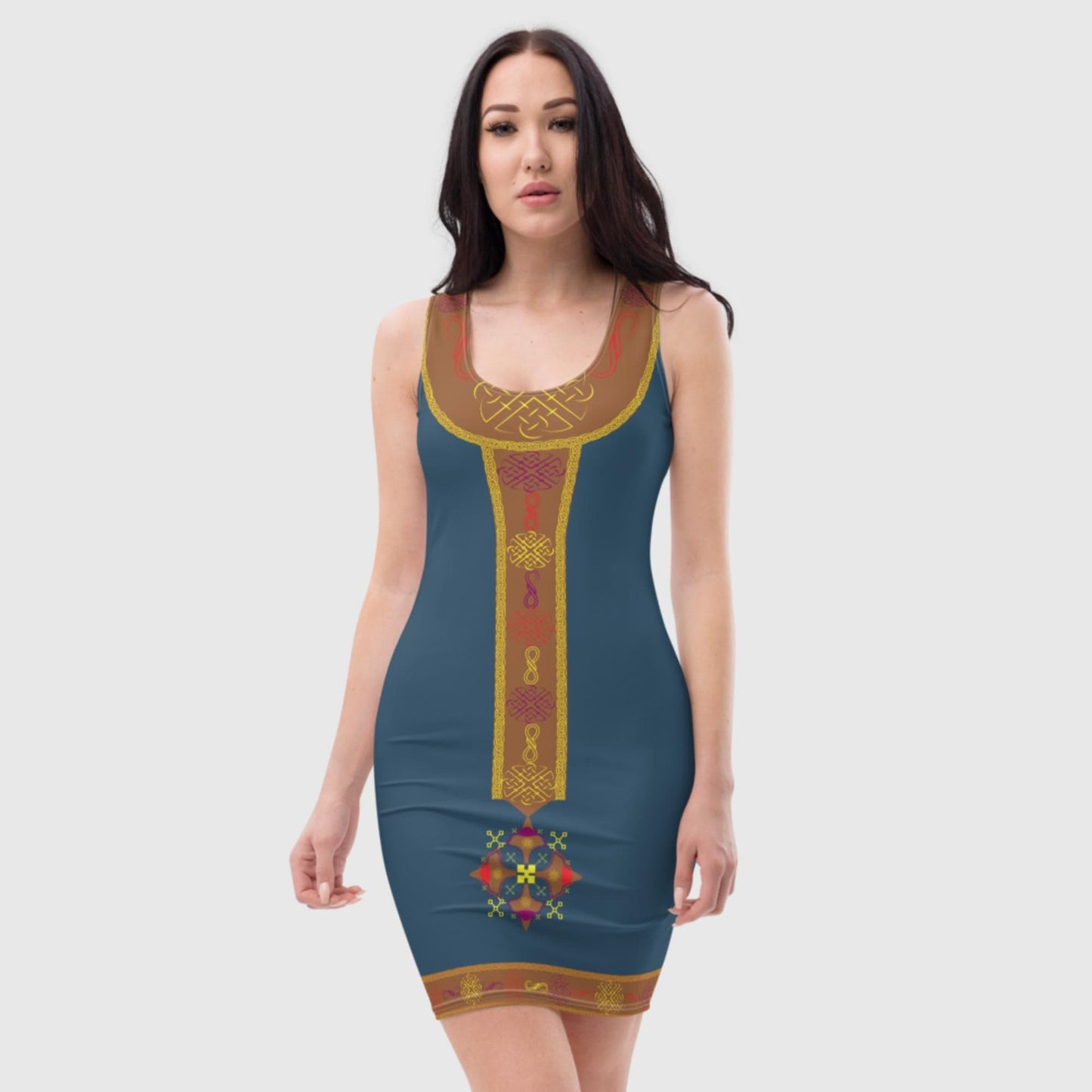 Habesha Modern Style Dress Arapawa