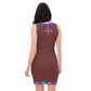 Habesha Modern Style Dress Auburn