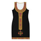 Habesha Modern Style Dress Black