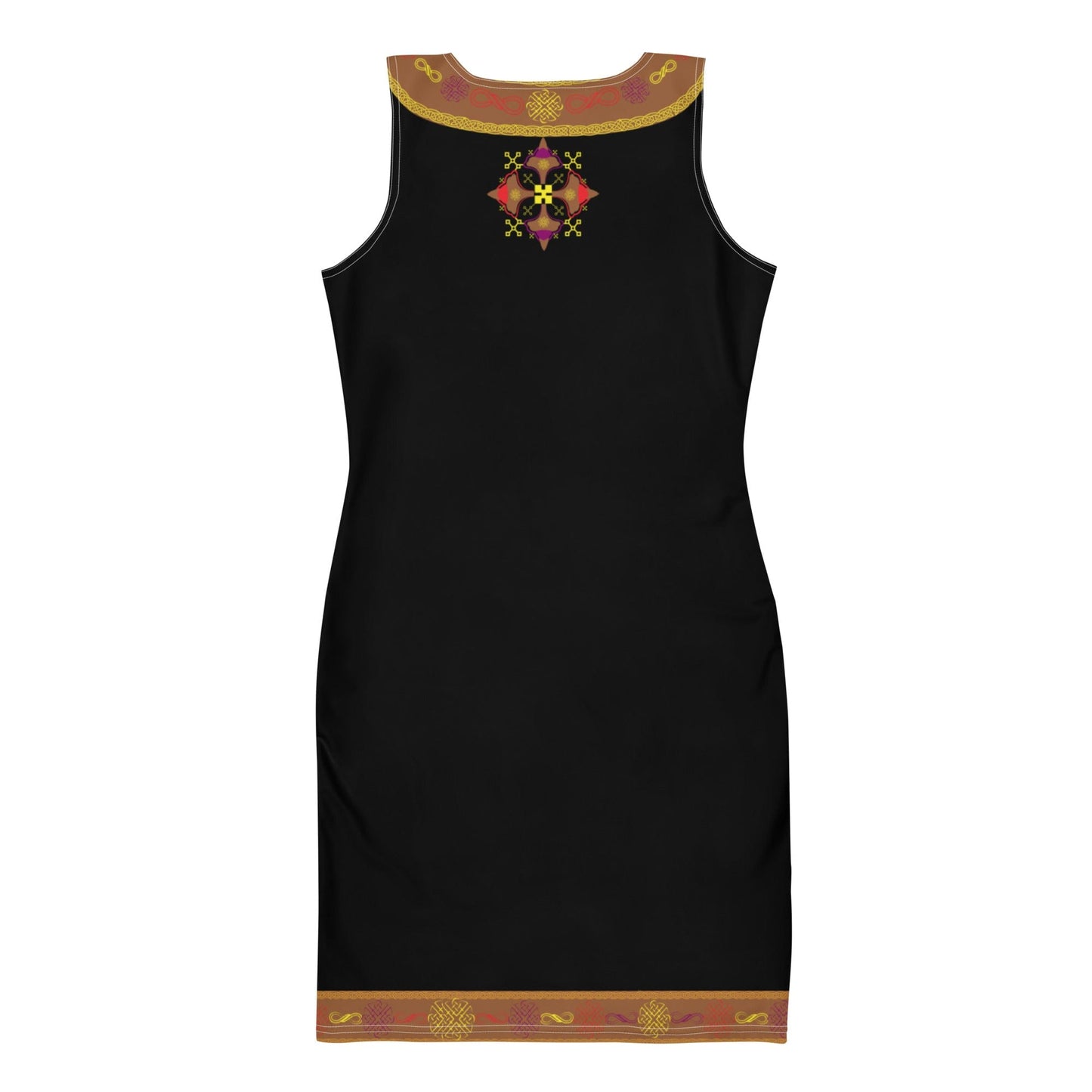 Habesha Modern Style Dress Black