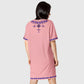Habesha Modern Style Long Dress Light Pink