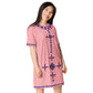 Habesha Modern Style Long Dress Light Pink