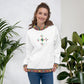 Habesha Modern Style Unisex Hoodie White