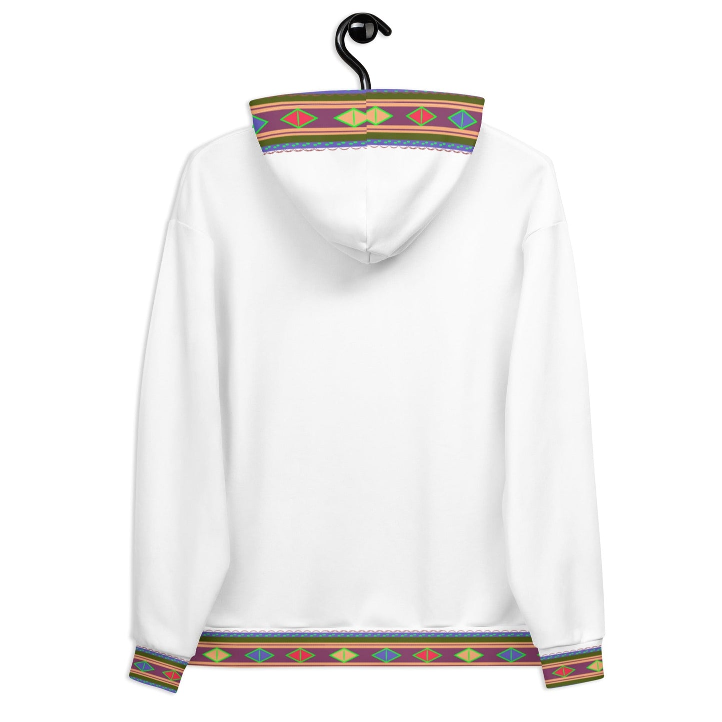 Habesha Modern Style Unisex Hoodie White