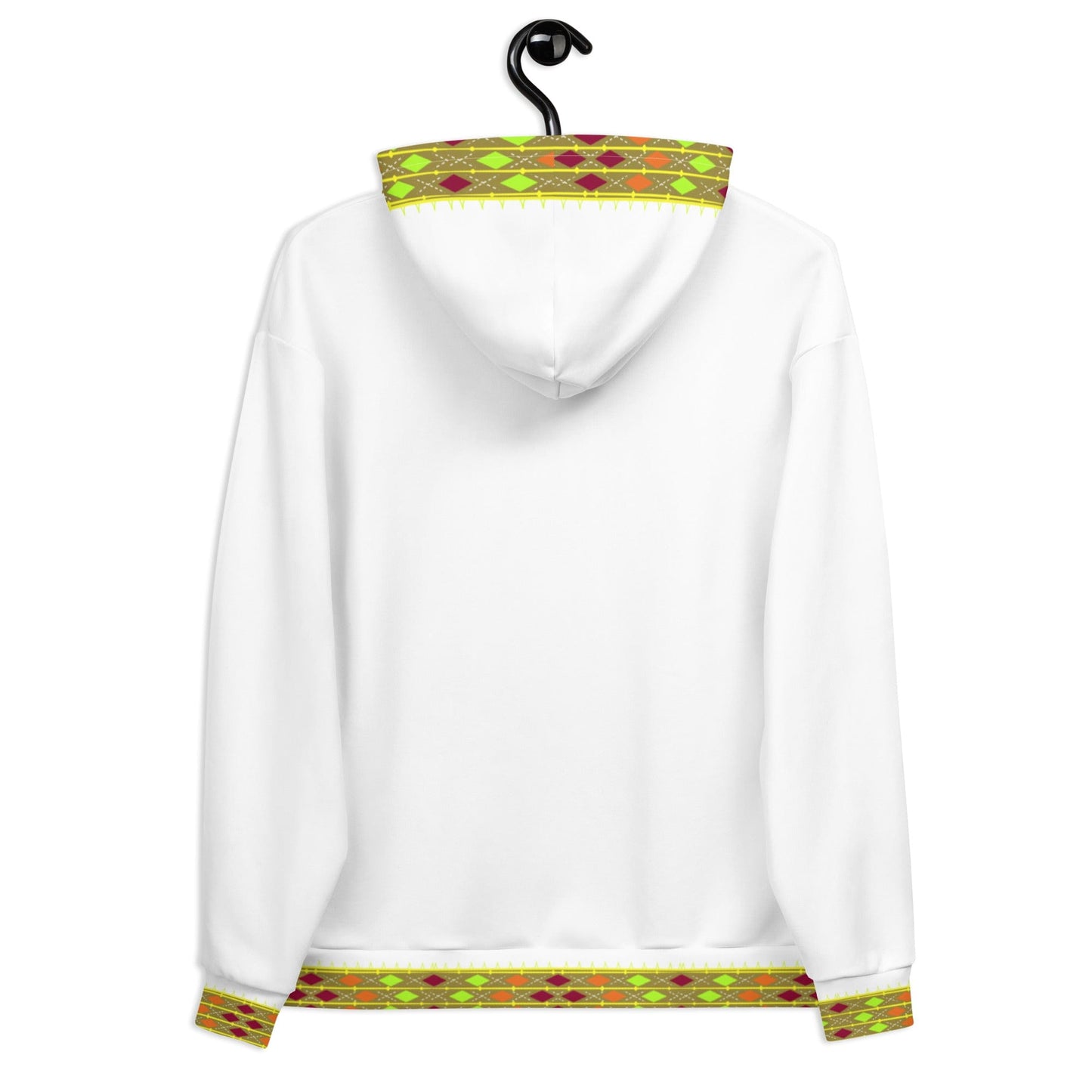 Habesha Modern Style Unisex Hoodie White