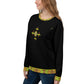 Habesha Modern Style Unisex Sweatshirt Black