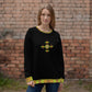 Habesha Modern Style Unisex Sweatshirt Black