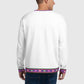 Habesha Modern Style Unisex Sweatshirt White