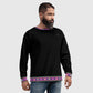 Habesha Style Modern Unisex Sweatshirt Black