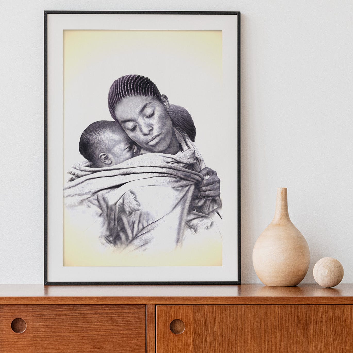 Mom Love Poster Home Decor, Ethiopian Poster, Eritrean Poster, African Poster