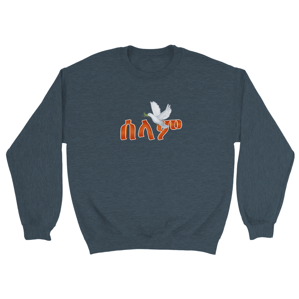 Selam "Peace" Classic Unisex Crewneck Sweatshirt with Dove