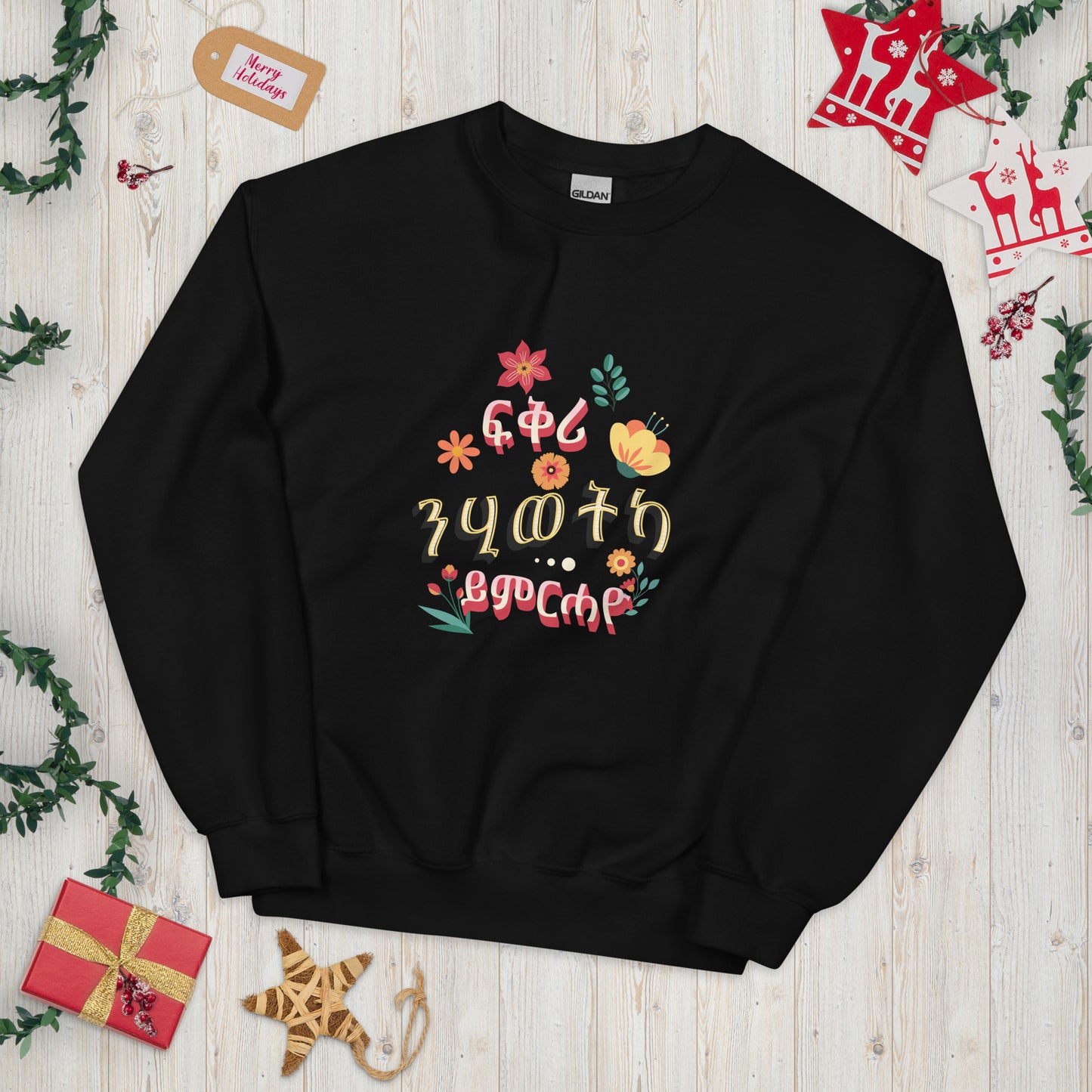 Let Love Rule Your Life - Fkri Nhiwetka Ymrahayo Habehsa Unisex Sweatshirt