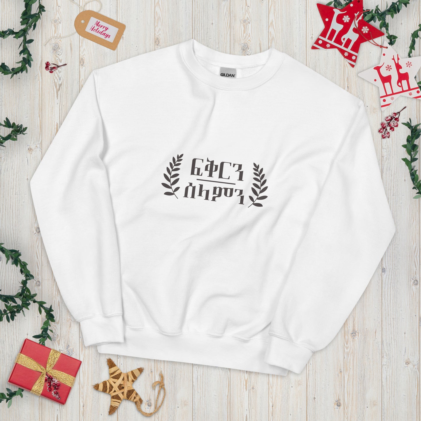 Frieden & Liebe - Fkrn Selamn Habesha Unisex-Sweatshirt